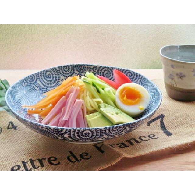古染 タコ唐草 深皿 21cm 美濃焼 和食器 6.8寸 : K'sキッチンヤフー店