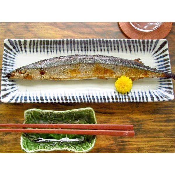 サンマ皿 28cm 和食器 美濃焼 日本製 さんま皿 秋刀魚皿 十草 長方形