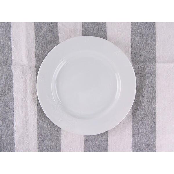 レリーフ リム皿 20.2cm アウトレット品 日本製 美濃焼 陶器 洋食器