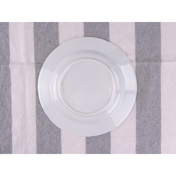 レリーフ リム皿 20.2cm アウトレット品 日本製 美濃焼 陶器 洋食器