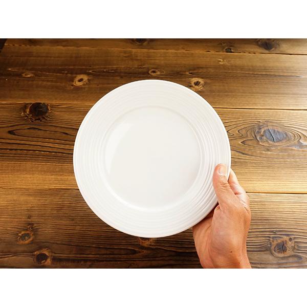おしゃれ リム プレート 21.8cm 白い食器 アウトレット 中皿 日本製