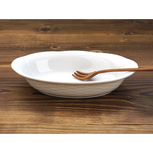 未使用品　陶器製楕円型4つ足皿4点 スタジオ エム :: 雪華 :: 雪華(せっか) 4寸高台皿 - マルミツウェブ