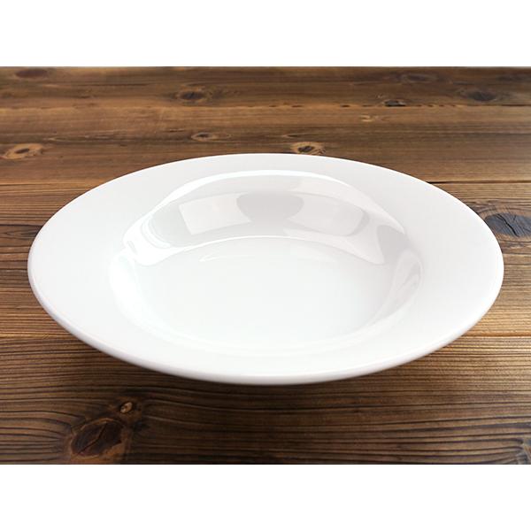 【新品】イタリア製食器　IVV社 LOTO 大皿　パールホワイト　5枚 滑らかリム付きパスタ皿 25.6cm アウトレット品 日本製 国産 美濃焼
