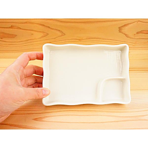 刺身皿 17.2cm×12cm 仕切り皿 和食器 日本製 美濃焼 お刺身 刺身皿 17.2cm×12cm 仕切り皿 和食器 日本製 美濃焼 お刺身