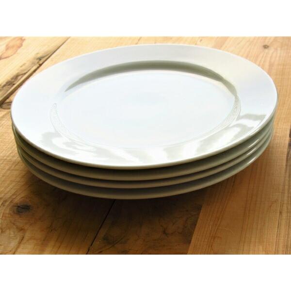 白い食器 とってもシンプル トースト皿 ケーキ皿 アウトレット 19.6cm