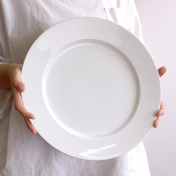 大皿 30.6cm 特大リムプレート アウトレット 日本製 美濃焼 陶器 白い