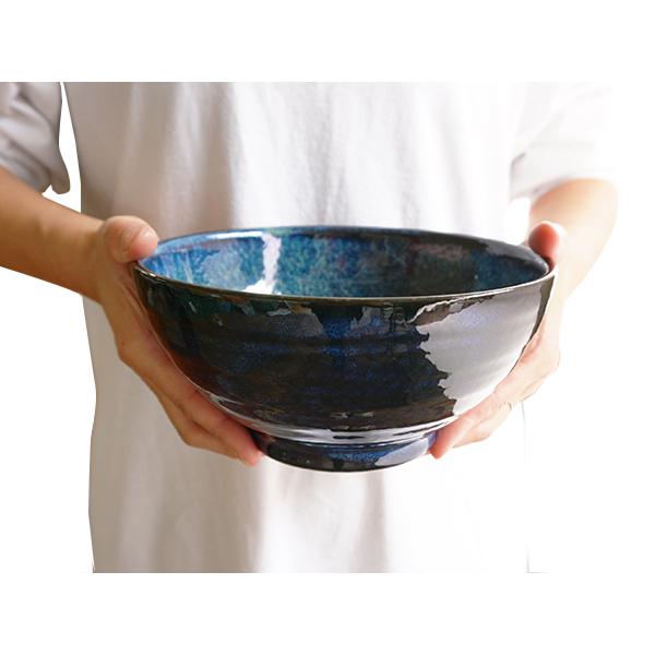 丼ぶり 18.5cm 1200cc 窯変 紺 讃岐丼 食器 おしゃれ どんぶり 和食器