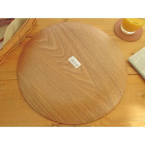 丸トレー 34cm 木製 木のお盆 ウッドトレー ウィローウッド 重なる