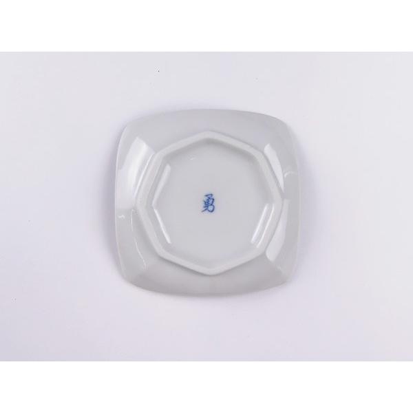 選べる7柄 正角豆皿 9cm 日本製 美濃焼 陶器 藍色 小皿 醤油皿 薬味皿