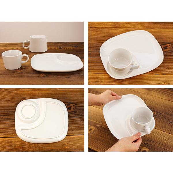 ランチプレート カップセット 22.4cm ワンプレート カフェプレート 