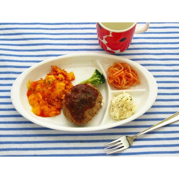 オーバル ランチプレート 白い食器 日本製 美濃焼 陶器 磁器 白磁