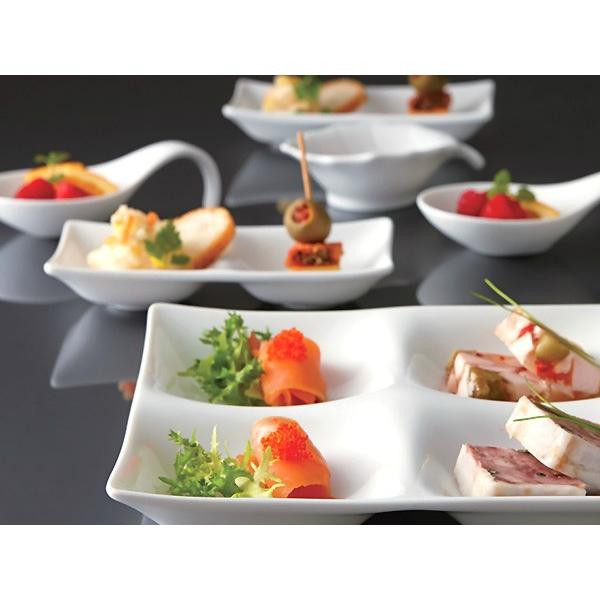 10枚まとめて kowake 三つ仕切りプレート 25.7cm 日本製 美濃焼 陶器