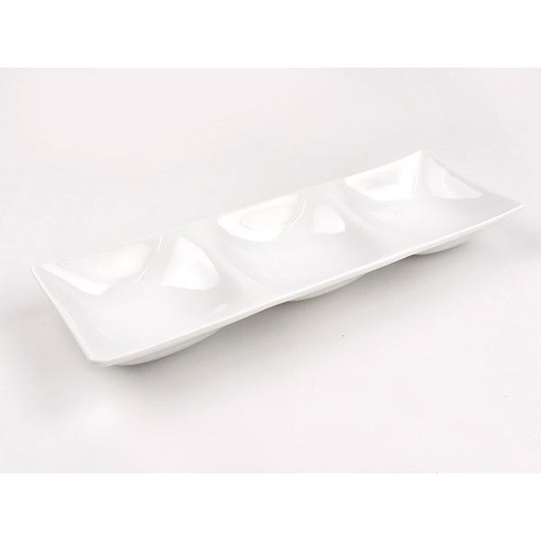 10枚まとめて kowake 三つ仕切りプレート 25.7cm 日本製 美濃焼 陶器