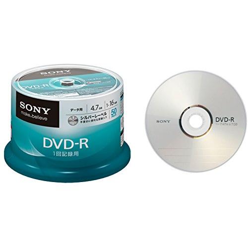 SONY データ用DVD-R 4.7GB 16倍速 罫線入りシルバーレーベル 50枚 