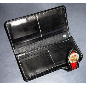 ロングウォレット（LW051462-91red） : ハンドメイド革職人K's - 通販