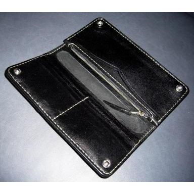 handmade！ロングウォレット！ ロングウォレット（LW061562-97+croc） : ハンドメイド革職人K's