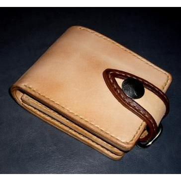 二つ折りハーフウォレット（BH052071-brow）