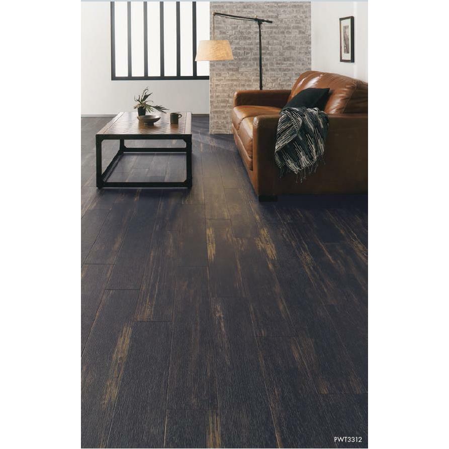 東リ（TOLI） 【ケース売】 床材 150mm×900mm ブラックペイントウッド