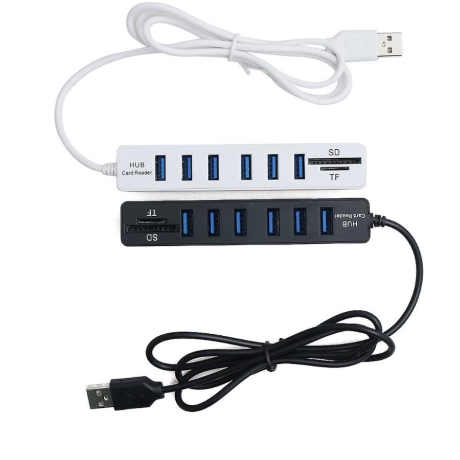 USBハブ 6ポート 3ポート 高速USB接続 コンパクト USB2.0 バスパワー専用 電源不要 SD/microSD カードリーダ機能付き｜k-seiwa-shop｜12