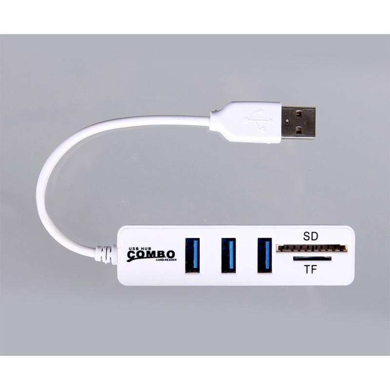 USBハブ USB2.0 バスパワー専用 6ポート 3ポート SD/microSD カード