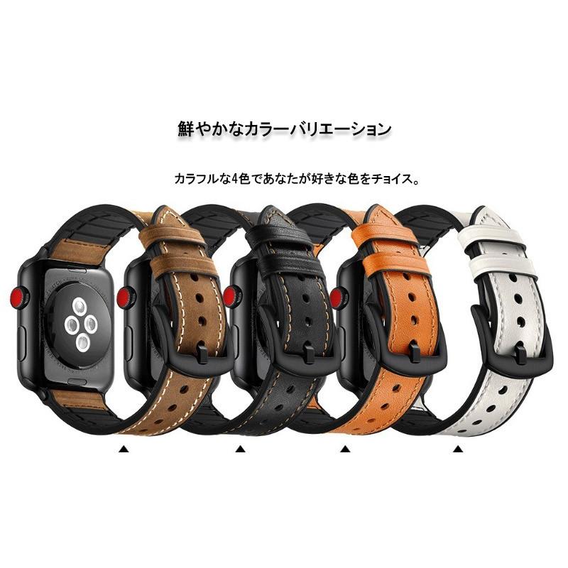 アップルウォッチバンド Apple Watch Series 9 41mm/SE アップルウォッチ バンド 本革 apple watch シリーズ 9 8 7 se 6
