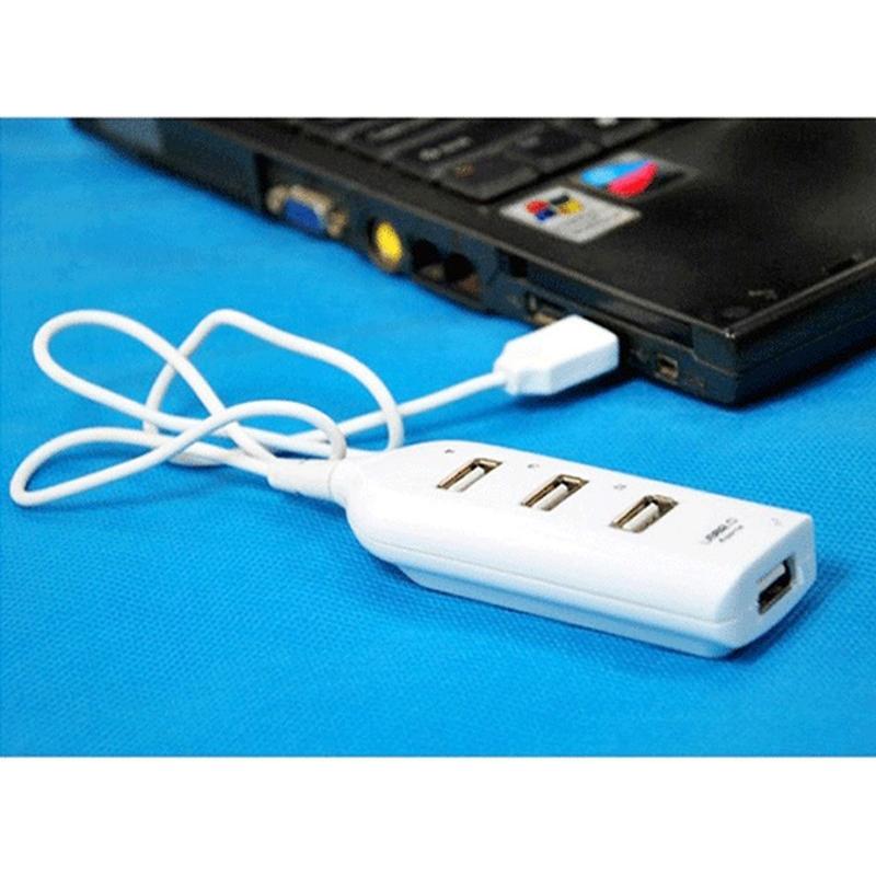 USBハブ 4ポート 高速USB接続 コンパクト サイドポート USB2.0 バス