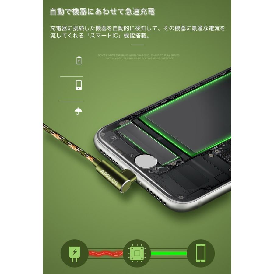 iphone15 充電ケーブル type c USB 充電ケーブル L字 iphone15pro max ケーブル 1m 2m 急速充電 リバーシブル仕様 便利 タイプC ケーブル 最大2.4A Android対応｜k-seiwa-shop｜14