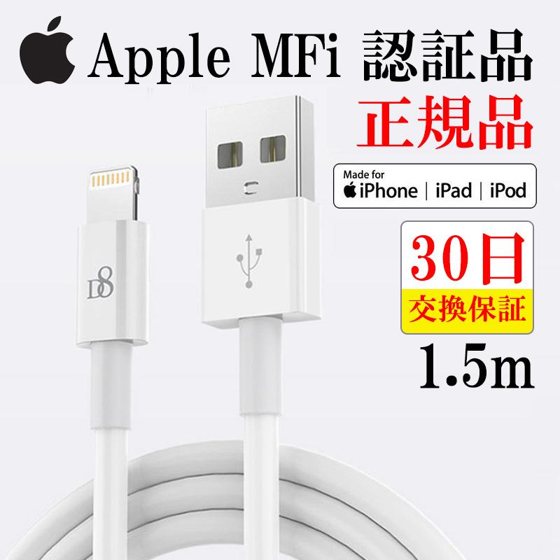 有名ブランド iphone ipod ipad用 充電ケーブル ホワイト