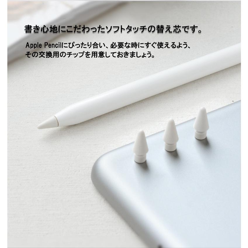 正規品直輸入】 Apple pencil ペン先 替え芯 アップル ペンシル 白 2個セット