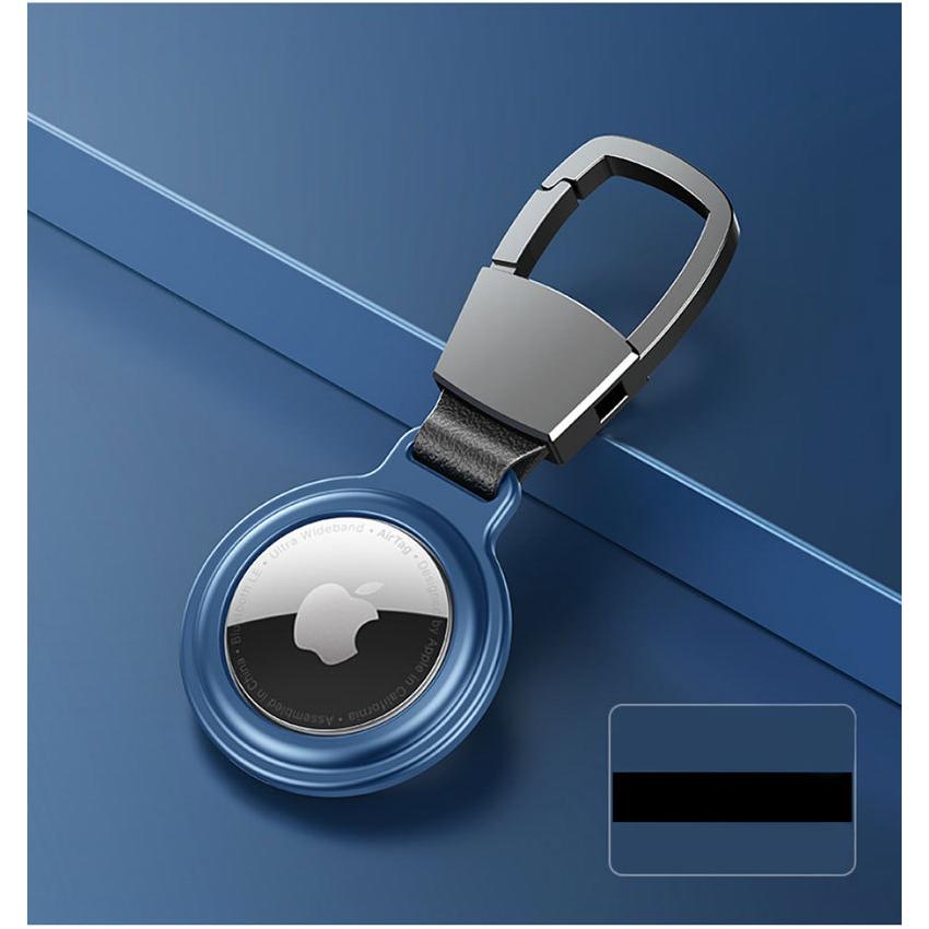 アップル　AirTag4個セット+ケースセット AirTag 4個 キーホルダー ケース メタル 紛失防止 apple airtag