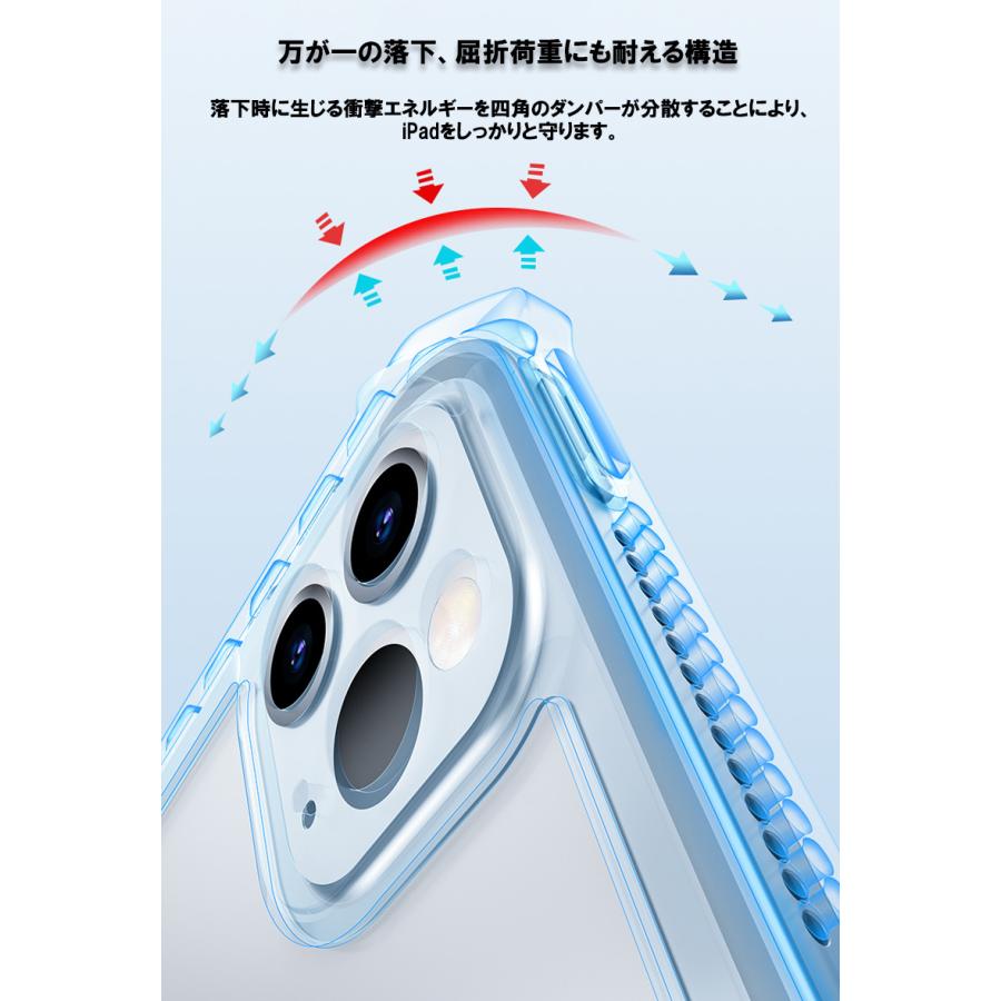 新型 iPad mini ケース スタンド可 7 6 5 mini4 クリア 耐衝撃