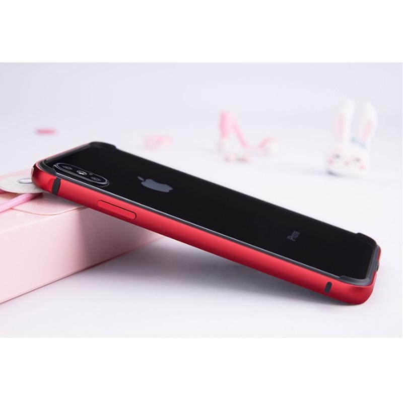 iPhone XR ケース XS バンパー アルミ バンパーケース 耐衝撃