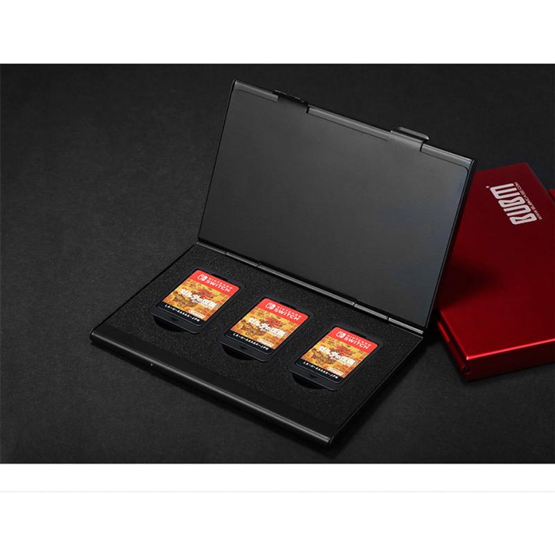 Nintendo Switch専用 カードケース 6枚 収納ボックス アルミ製