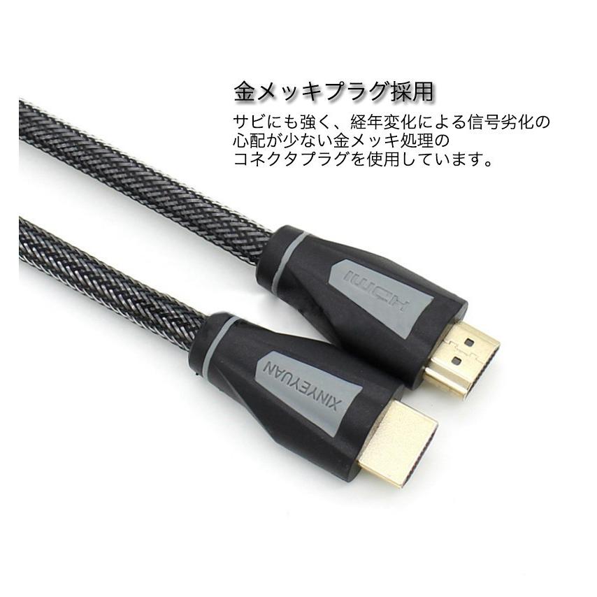 hdmiケーブル 4K対応 Ver.1.4 フルHD 3D映像 イーサネット Ethernet
