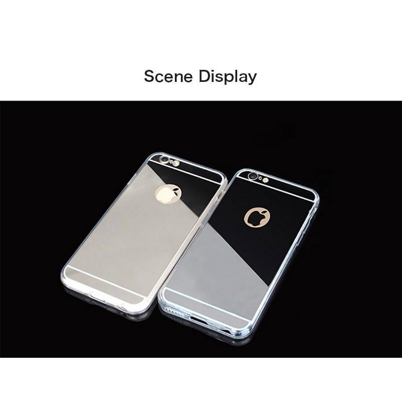 iPhone フィルム 付き iPhone8 Plus ケース ミラー iPhone6s 6