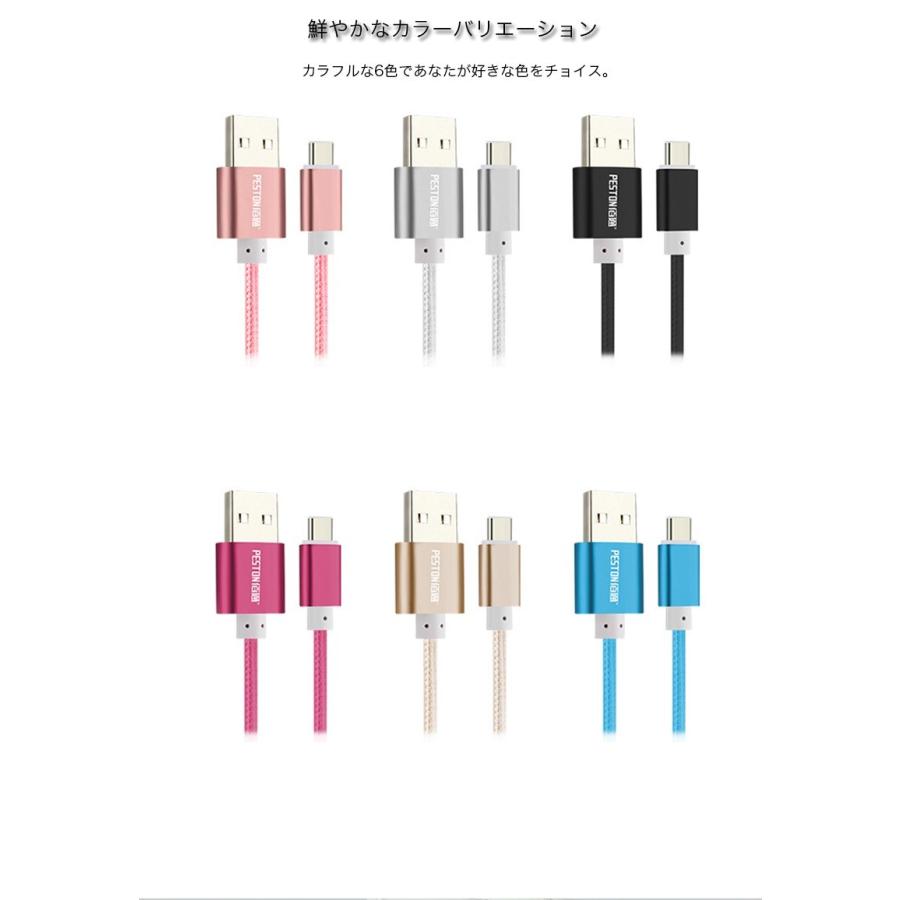 2本/セット iphone15pro ケーブル USB typec ケーブル Type-C iphone15plus 充電ケーブル 1m 1.5m typec ケーブル 急速充電 高速データ転送 ナイロン 頑丈｜k-seiwa-shop｜12