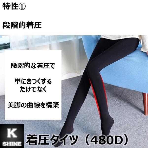 着圧タイツ 【2点5%・3点送料無料・4点10%クーポン・P2倍】 女性用 480