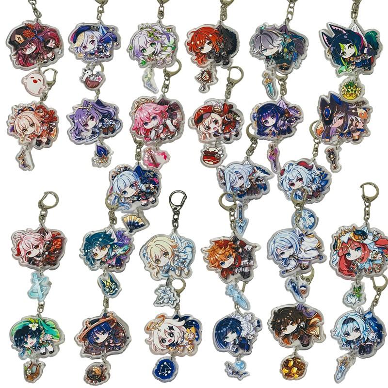 原神 GIGO アクキー 八重神子 雷電将軍 楓原万葉 神里綾人 原神 GIGO