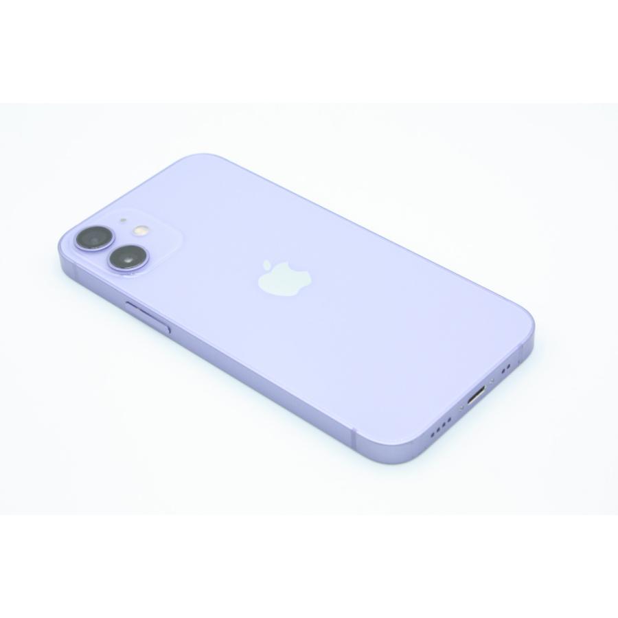 iPhone12 64GB パープル バッテリー100% iPhone 12 mini バッテリー状態良好(100%) 64GB パープル SIMロック