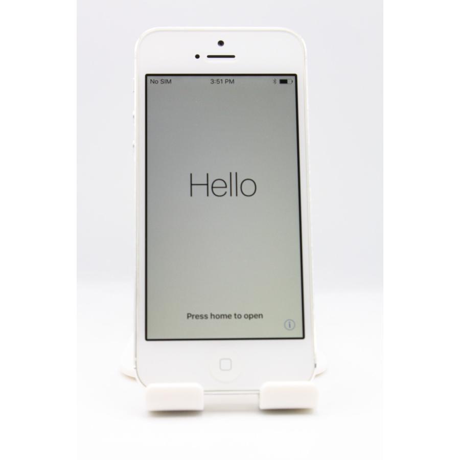 iPhone 5 訳あり特価 iPhone5 16GB au ホワイト＆シルバー Bランク
