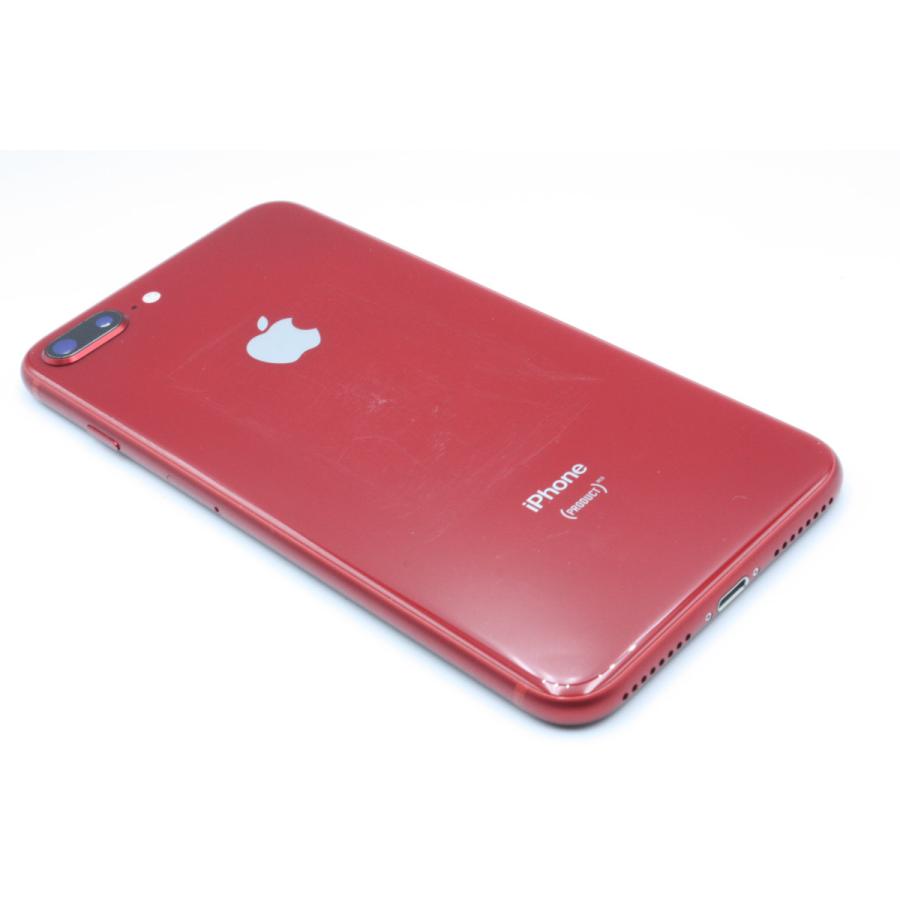 iPhone 8 Plus バッテリー新品同様(100%) 64GB SIMフリー レッド C