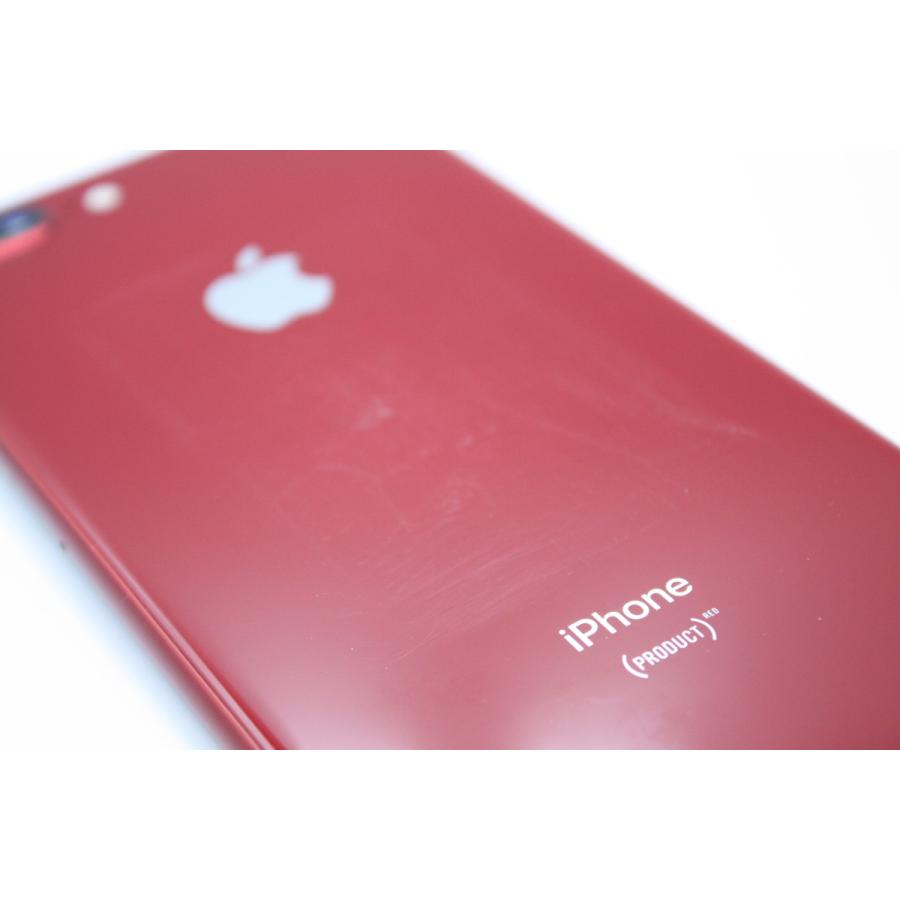 iPhone 8 Plus バッテリー新品同様(100%) 64GB SIMフリー レッド C