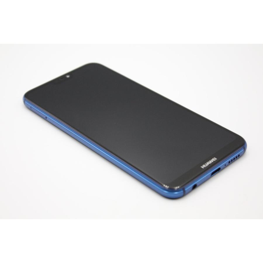 HUAWEI P20 美品 lite HWV32 クラインブルー SIMロック解除済み A