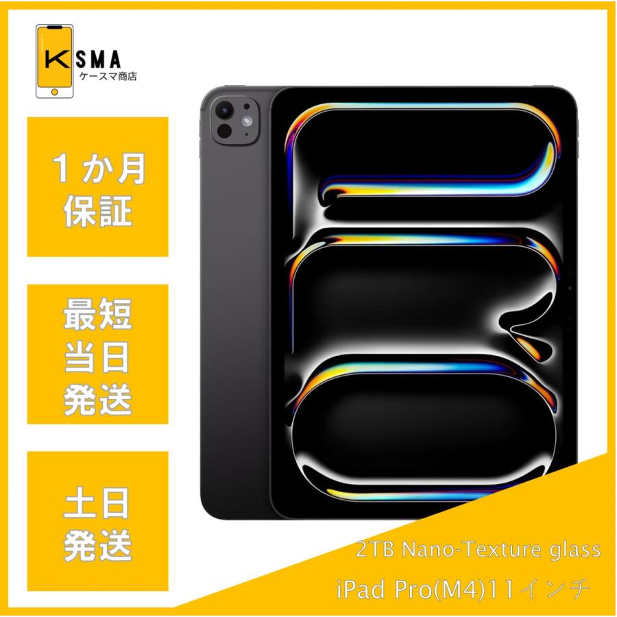 iPad Pro 新品未開封品 (M4) 11インチ 2TB Wi-Fi+Cellular Nano