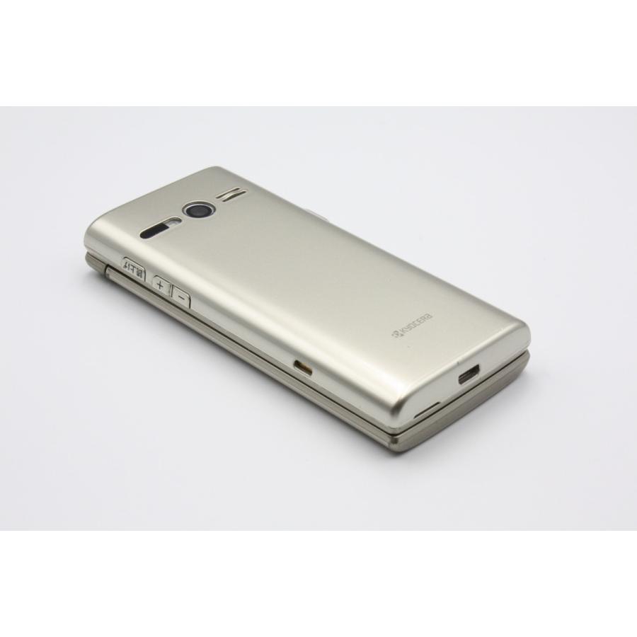 かんたんケータイ KYF36 シャンパンゴールド SIMロック解除済み B