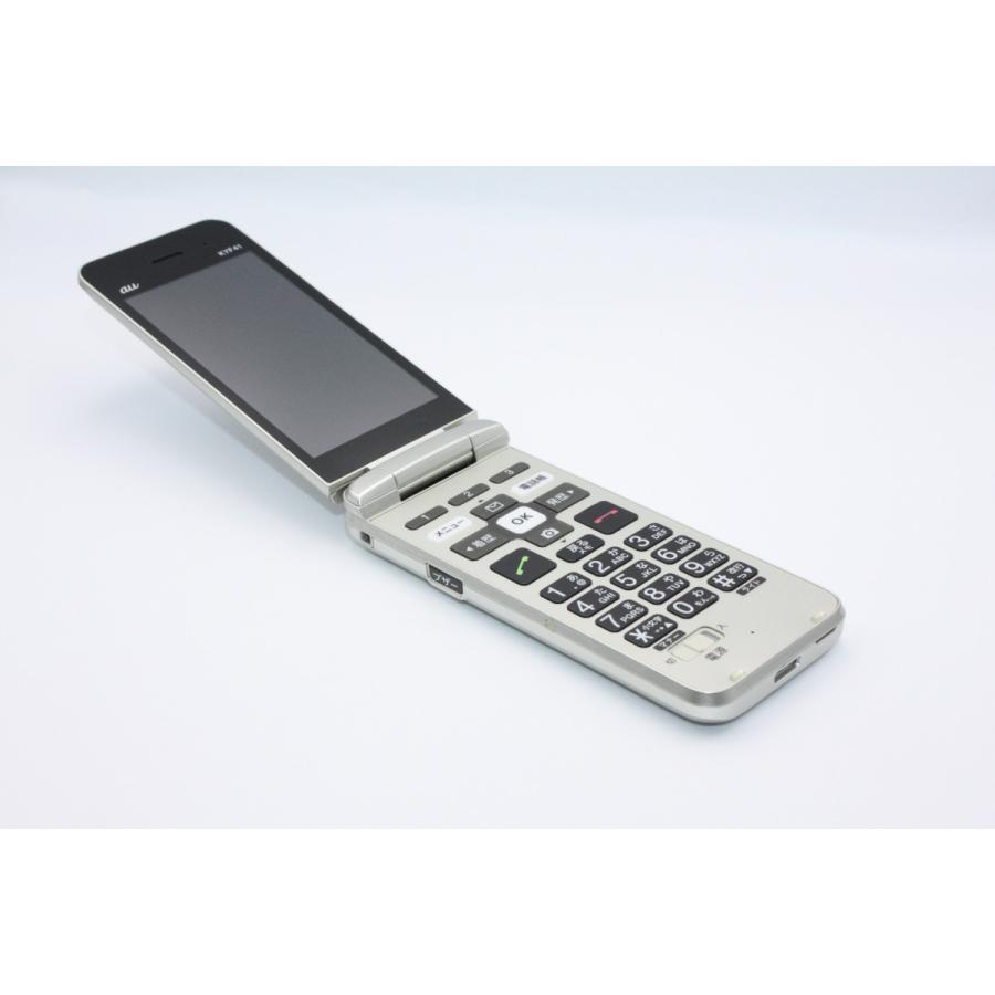 KYOCERA（京セラ） 美品 かんたんケータイ KYF41 シャンパンゴールド