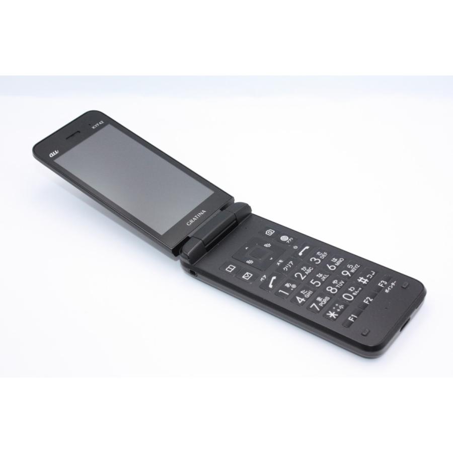 kyf42 黒　未使用に近い　simロック解除済み KYOCERA（京セラ） GRATINA KYF42 ブラック SIMロック解除済み Bランク