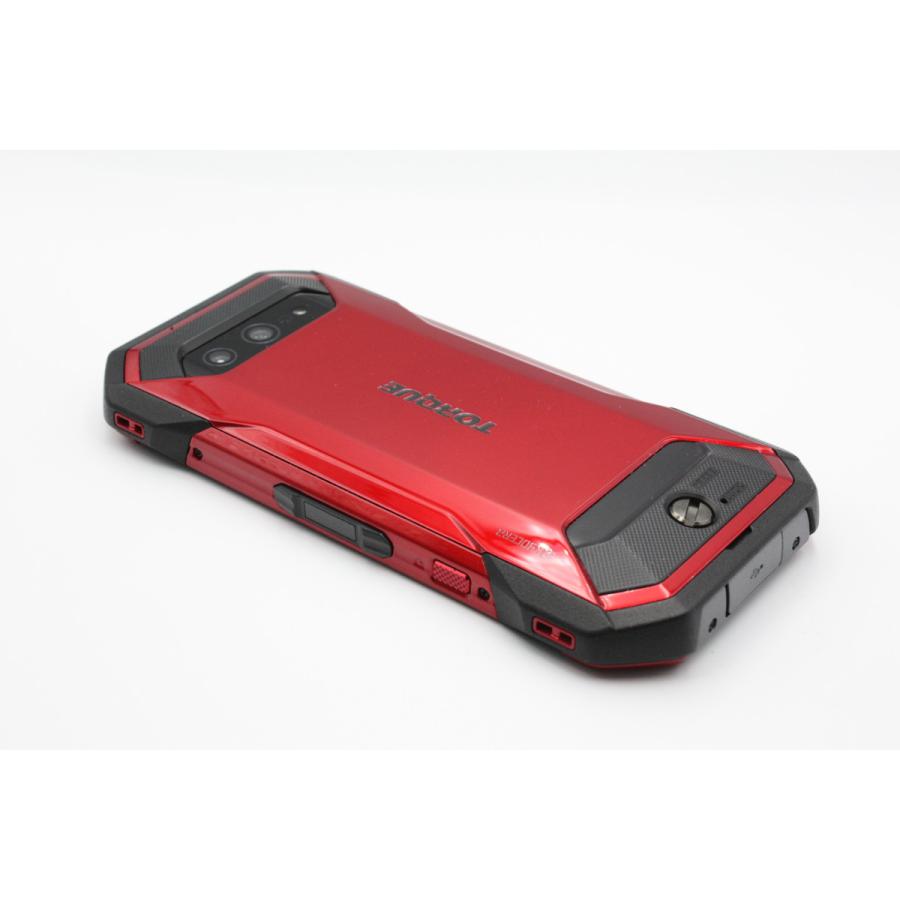 TORQUE 訳あり特価 5G KYG01 レッド SIMロック解除済み Bランク