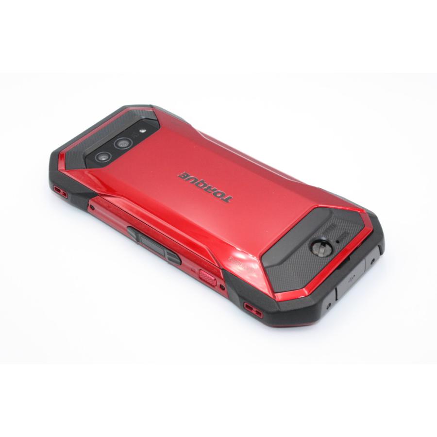 TORQUE 訳あり特価 5G KYG01 レッド SIMロック解除済み Aランク