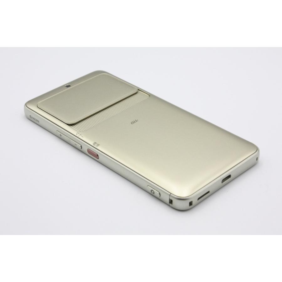 KYOCERA（京セラ） 美品 BASIO3 KYV43 ゴールド SIMロック解除済み A